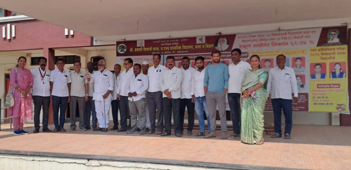 शाळेने दिलेल्या संस्काराची परतफेड करण्याची हीच योग्य वेळ - मा.अध्यक्ष बाबासाहेब भोस