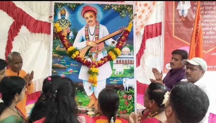 श्रीसंत नामदेव शिंपी महाराज व परिवार संजीवन समाधी सोहळा भक्तिमय वातावरणात संपन्न!