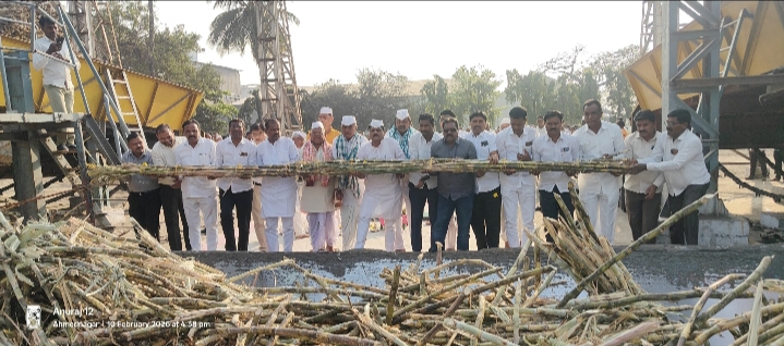 नागवडे सहकारी साखर कारखान्याच्या २०२५-२६ गाळप हंगामाची यशस्वी सांगता!