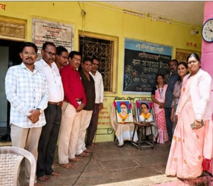 न्यू इंग्लिश स्कूल, राजुरी येथे लोकमान्य टिळक पुण्यतिथी, लोकशाहीर अण्णाभाऊ साठे जयंती व वाचन प्रेरणा दिन उत्साहात साजरा!
